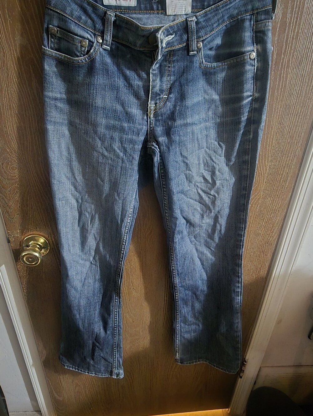 Classic Women's Blue Denim Jeans - Comfortable Everyday Fit